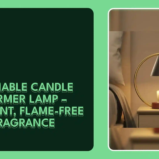 Dimmable Candle Warmer Lamp &ndash; Efficient, Flame-Free Fragrance by@Outfy